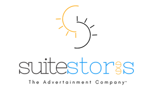 Official Suite Storees logo for advertainment, brand design, and immersive experience marketing